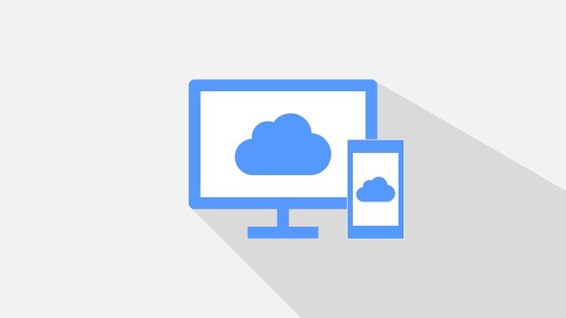 Cloud icon shown on a computer & mobile screen